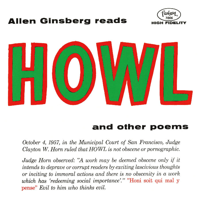 Allen Ginsberg ~ Howl and Other Poems (Vinyl) - Djungel & Jazz