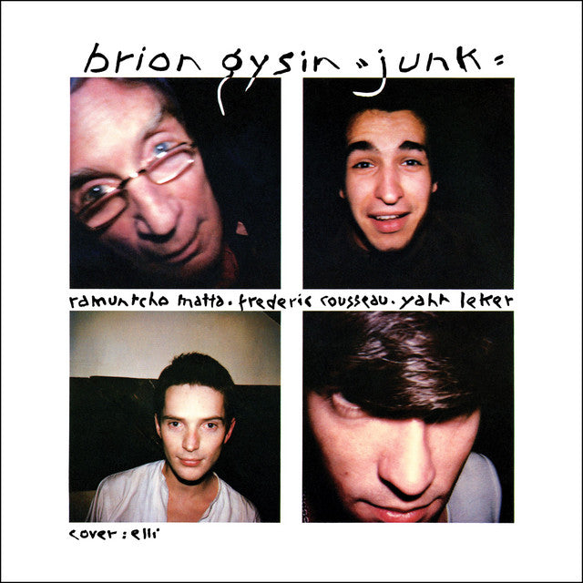 Brion Gysin ~ Junk (Vinyl) - Djungel & Jazz