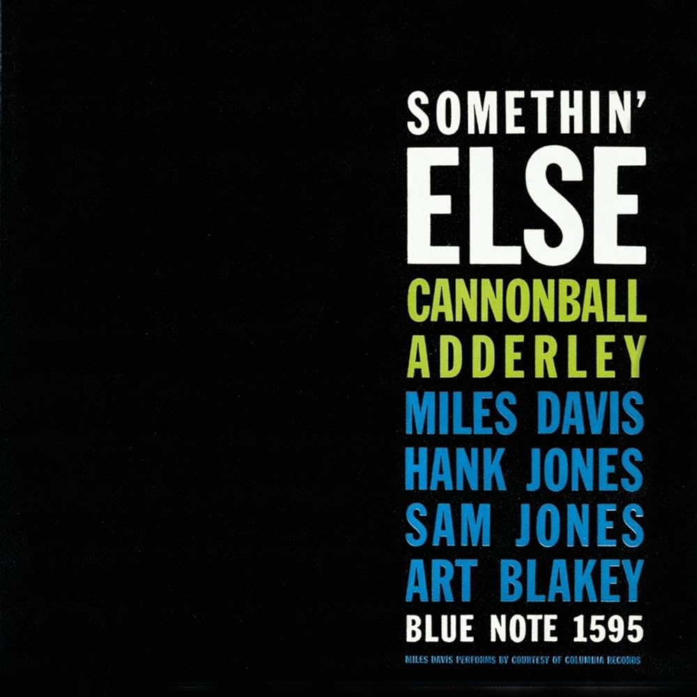 Cannonball Adderley ~ Somethin' Else (Vinyl) - Djungel & Jazz