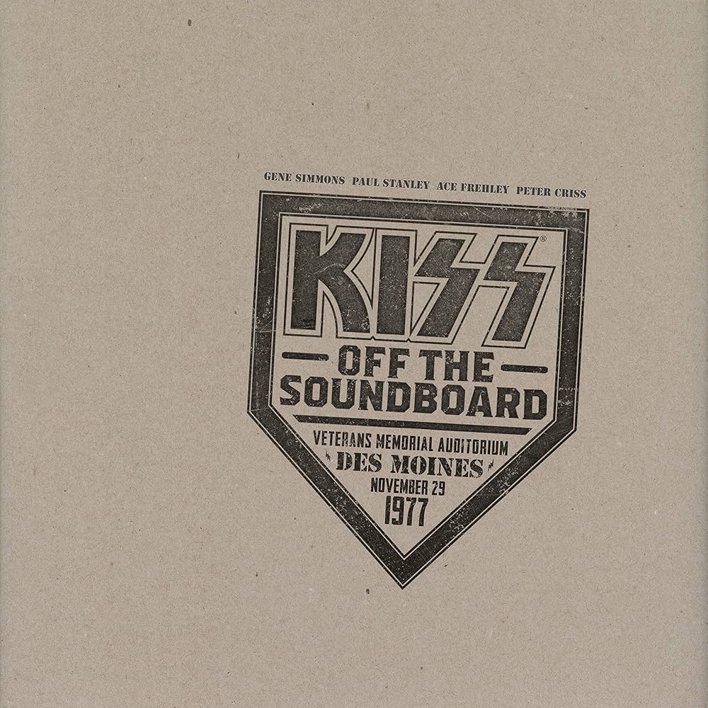 Kiss ~ Off The Soundboard Veterans Memorial Auditorium Des Moines November 29 1977 (Vinyl) - Djungel & Jazz