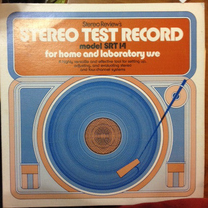Unknown Artist ~ Stereo Test Record - Model SRT 14-A (For Home And Laboratory) (Vinyl) - Djungel & Jazz