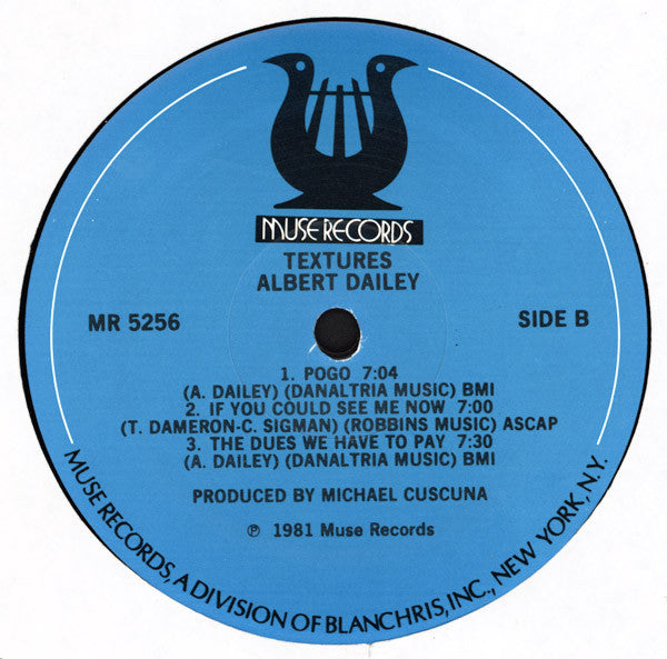 Albert Dailey ~ Textures (Vinyl) - Djungel & Jazz