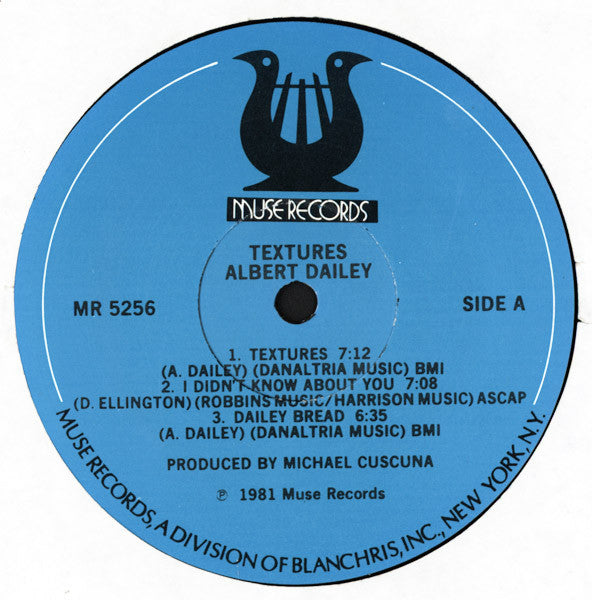 Albert Dailey ~ Textures (Vinyl) - Djungel & Jazz