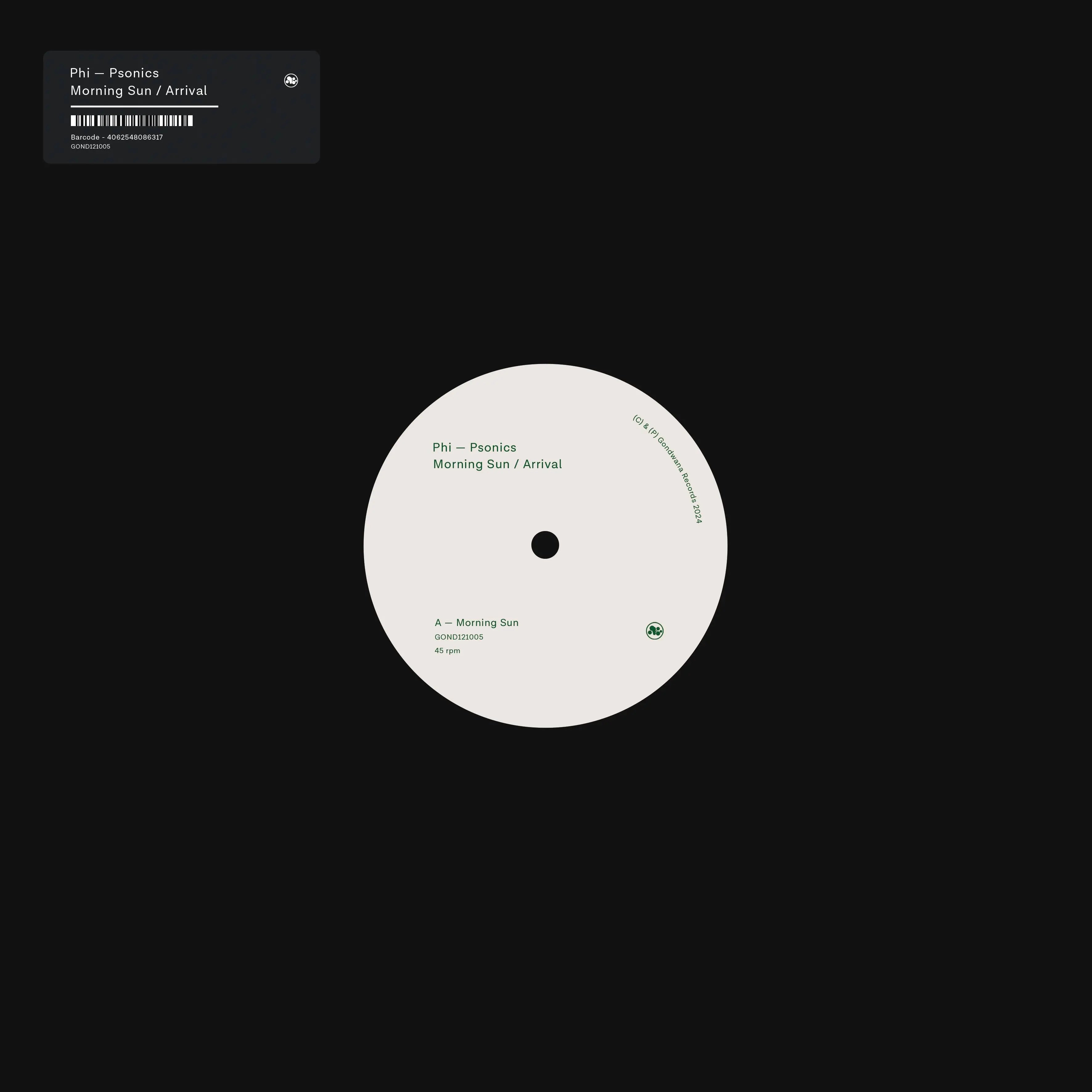 Phi-Psonics ~ Morning Sun / Arrival (Vinyl) - Djungel & Jazz