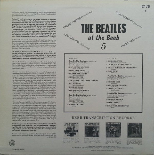 The Beatles ~ The Beatles At The Beeb Vol. 5