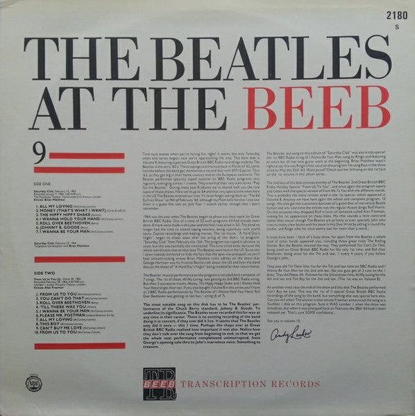 The Beatles ~ The Beatles At The Beeb Vol. 9