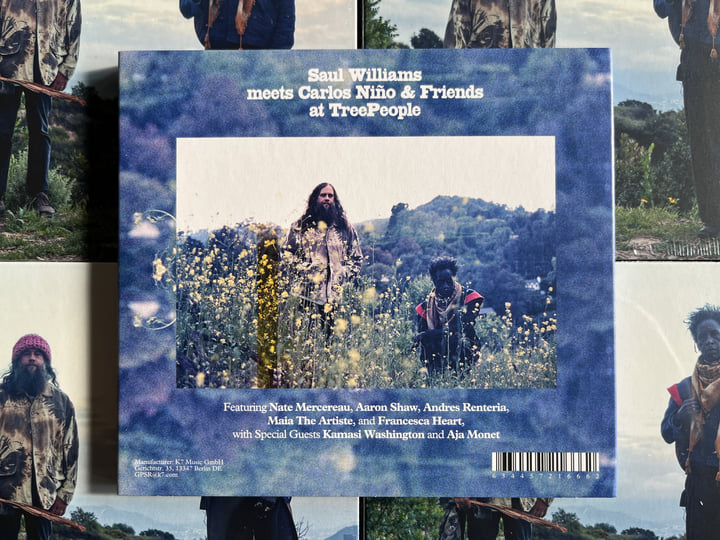 Saul Williams, Carlos Niño & Friends ~ Saul Williams Meets Carlos Niño & Friends At TreePeople (Vinyl) - Djungel & Jazz