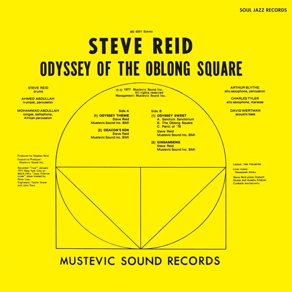 Steve Reid  ~ Odyssey Of The Oblong Square (Vinyl) - Djungel & Jazz