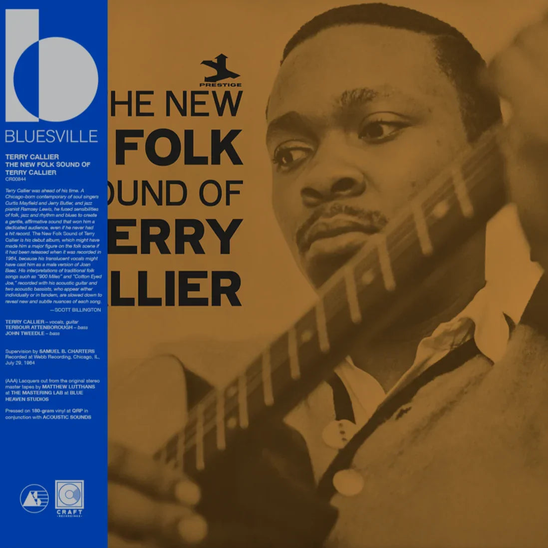 Terry Callier ~ The New Folk Sound of Terry Callier (Vinyl) - Djungel & Jazz