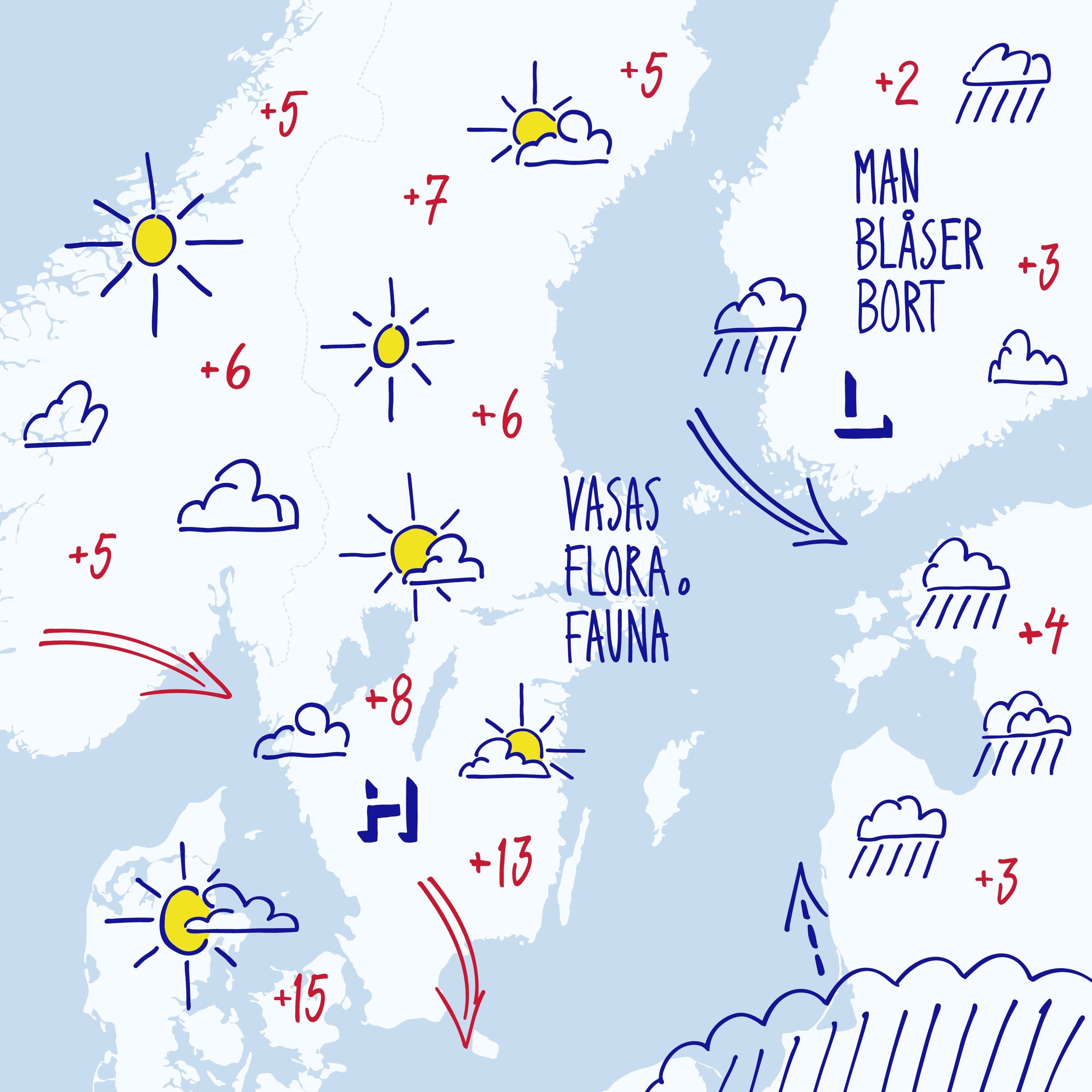 Vasas Flora Och Fauna ~ Man Blåser Bort (Vinyl) - Djungel & Jazz