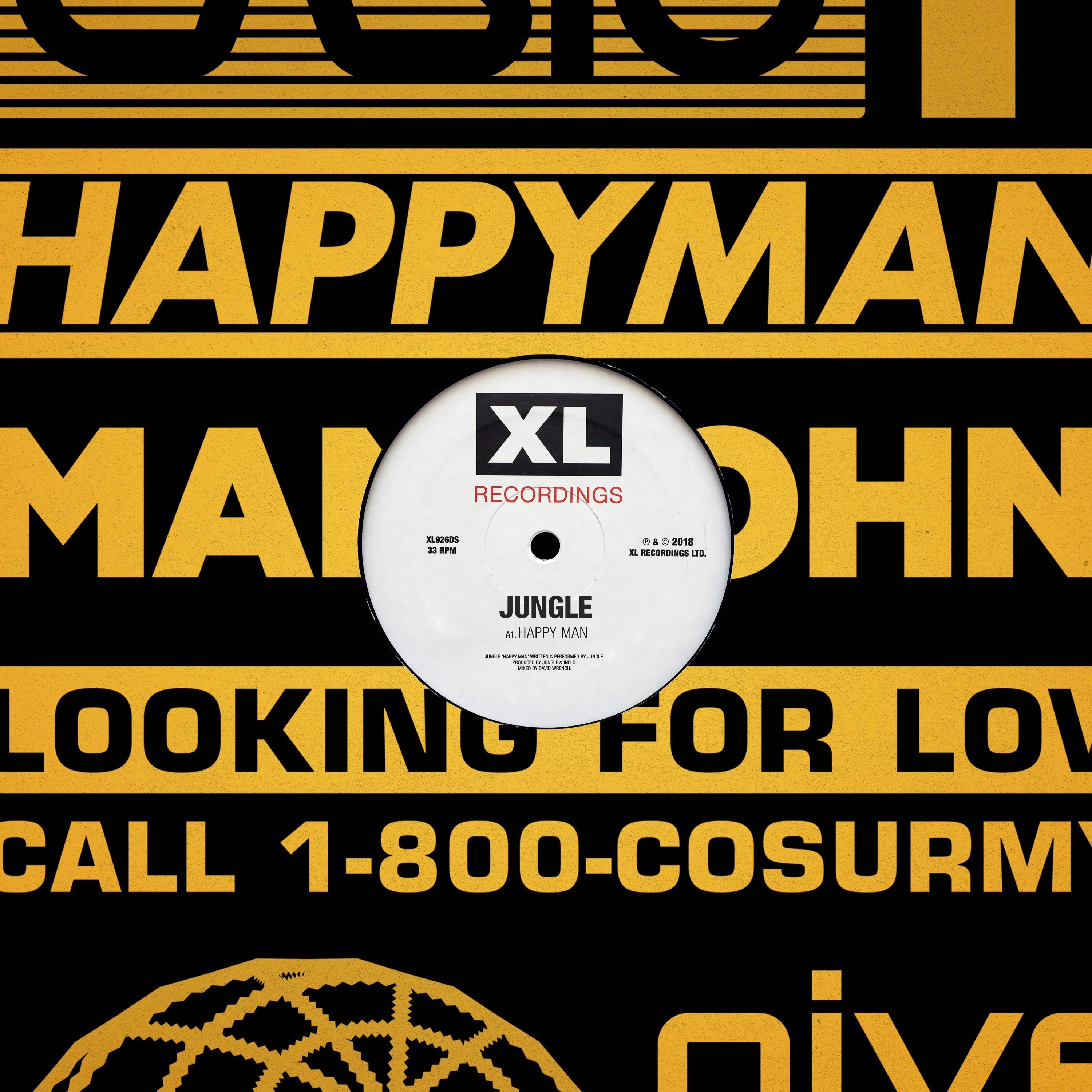 Jungle ~ Happy Man / House In LA (Vinyl) - Djungel & Jazz