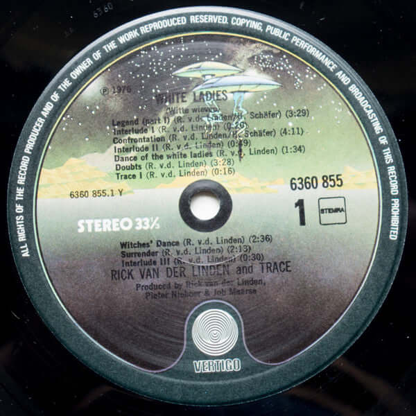 Rick Van Der Linden And Trace (6) : The White Ladies (LP, Album)
