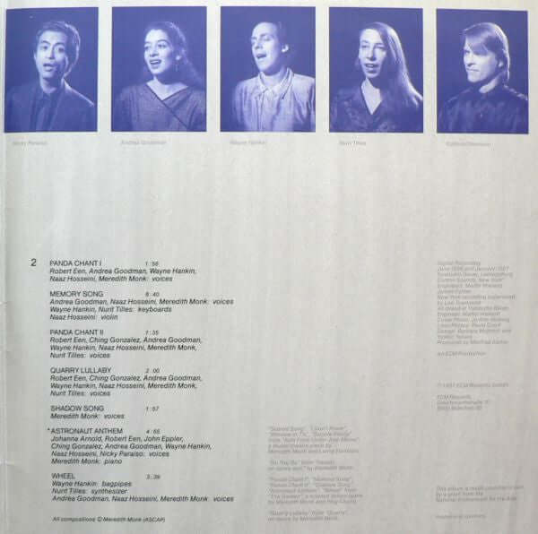 Meredith Monk : Do You Be (LP, Album)