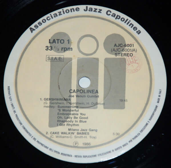 Various ~ Capolinea (Vinyl) - Djungel & Jazz