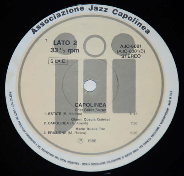 Various ~ Capolinea (Vinyl) - Djungel & Jazz