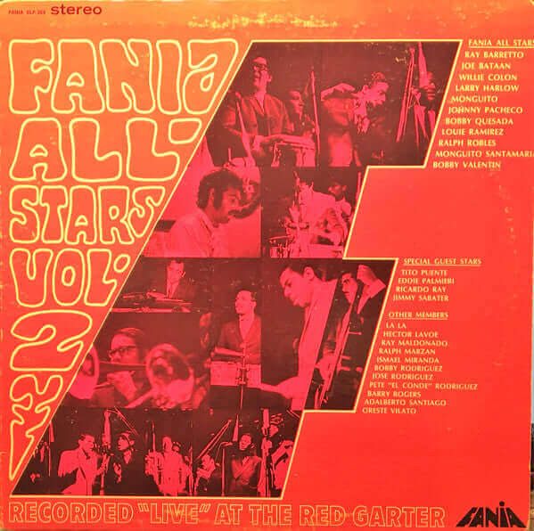 Fania All Stars : Vol. 2 Recorded "Live" At The Red Garter (LP, Album, RE)