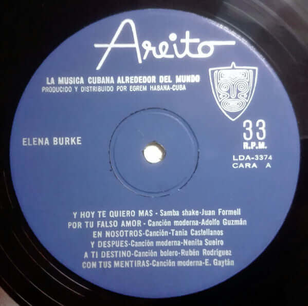 Elena Burke ~ Elena Burke (Vinyl) - Djungel & Jazz