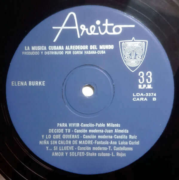 Elena Burke ~ Elena Burke (Vinyl) - Djungel & Jazz