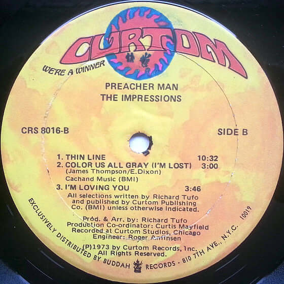 Impressions* : Preacher Man (LP, Album, Son)