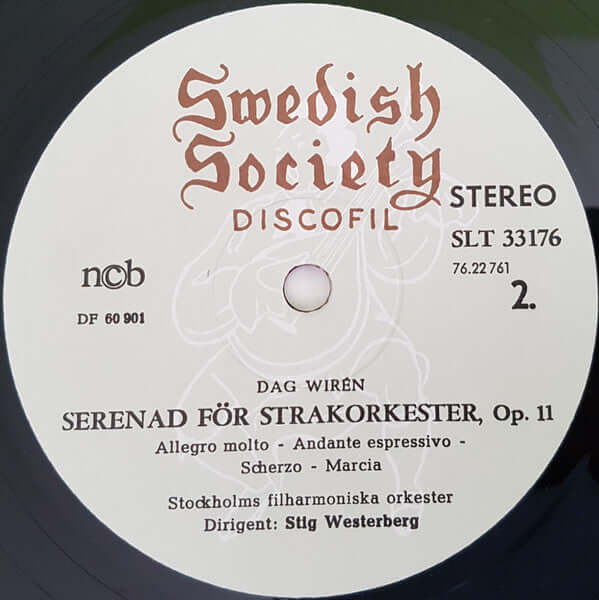 Lars-Erik Larsson / Dag Wirén : Pastoralsvit / Serenad För Stråkorkester (LP)