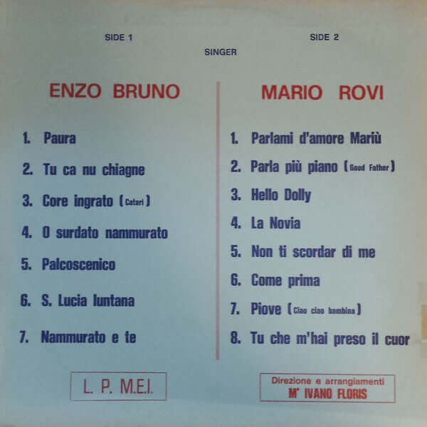 Mario Rovi, Enzo Bruno  ~ Something To Remember From Mario Rovi And His Orchestra (Vinyl) - Djungel & Jazz