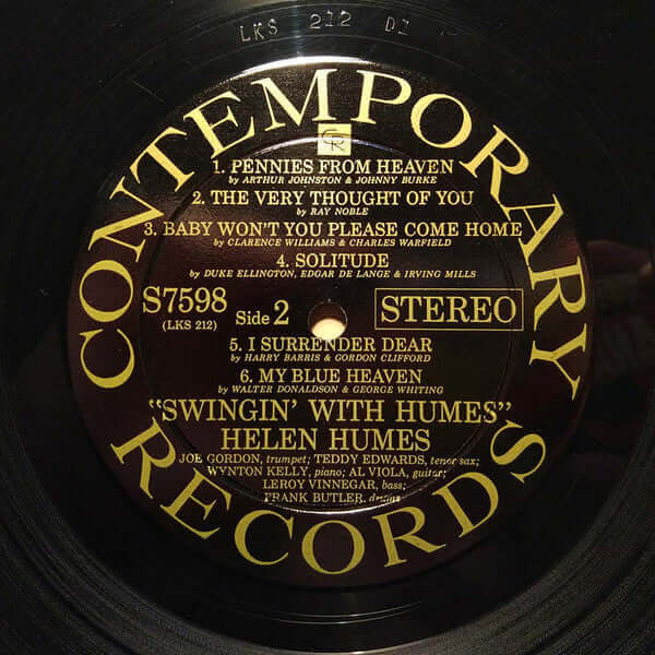 Helen Humes : Swingin' With Humes (LP, Album)