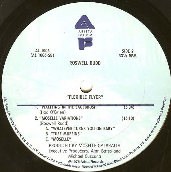Roswell Rudd Featuring Hod O'Brien & Sheila Jordan : Flexible Flyer (LP, Album)