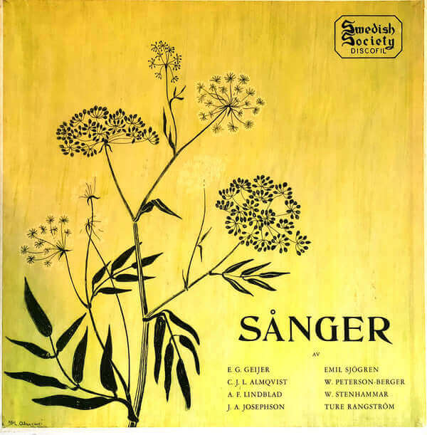 Elisabeth Söderström, Erik Saedén : Sånger av Geijer, Almqvist, Stenhammar (2xLP, Mono)