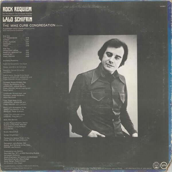 Lalo Schifrin : Rock Requiem (LP, Album)