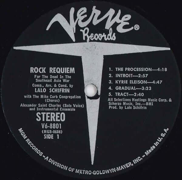 Lalo Schifrin : Rock Requiem (LP, Album)