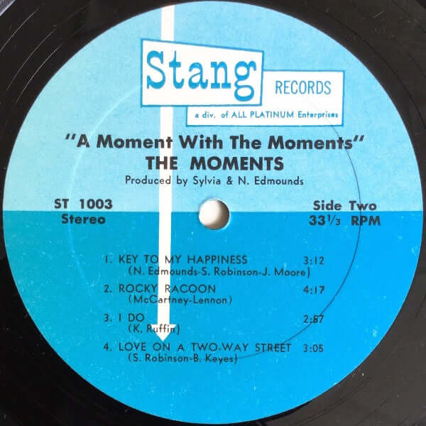 The Moments : A Moment With The Moments (LP, Album)
