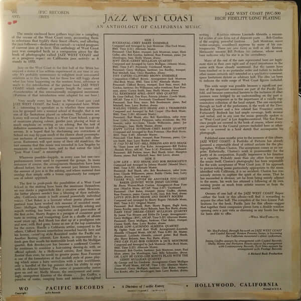 Various ~ Jazz West Coast (Vinyl) - Djungel & Jazz