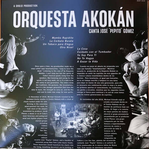 Orquesta Akokán Canta: Jose "Pepito" Gomez ~ Orquesta Akokán (Vinyl) - Djungel & Jazz