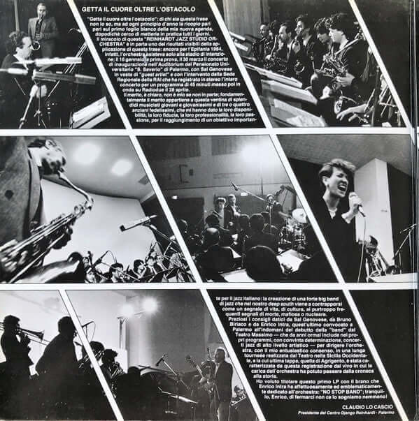 Claudio Lo Cascio , Meets Enrico Intra, Sal Genovese ~ No Stop Band (Vinyl) - Djungel & Jazz
