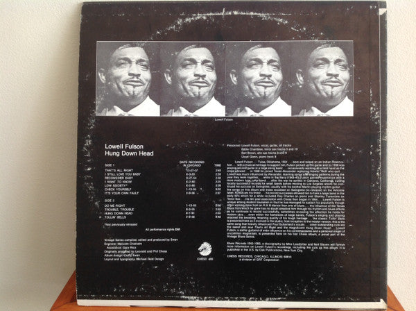 Lowell Fulson ~ Hung Down Head (Vinyl) - Djungel & Jazz