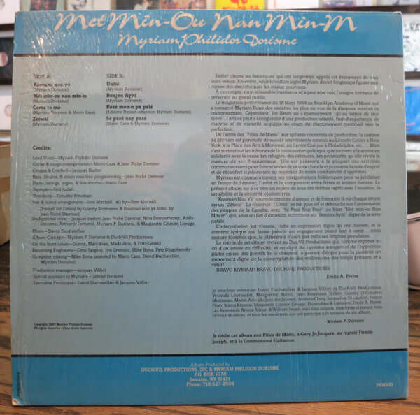 Myriam Philidor Dorisme ~ Met Min-Ou Nan Min-M (Vinyl) - Djungel & Jazz