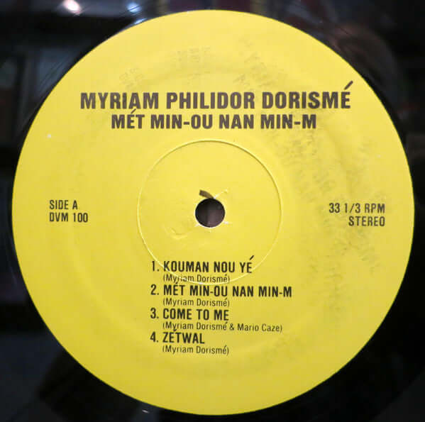 Myriam Philidor Dorisme ~ Met Min-Ou Nan Min-M (Vinyl) - Djungel & Jazz