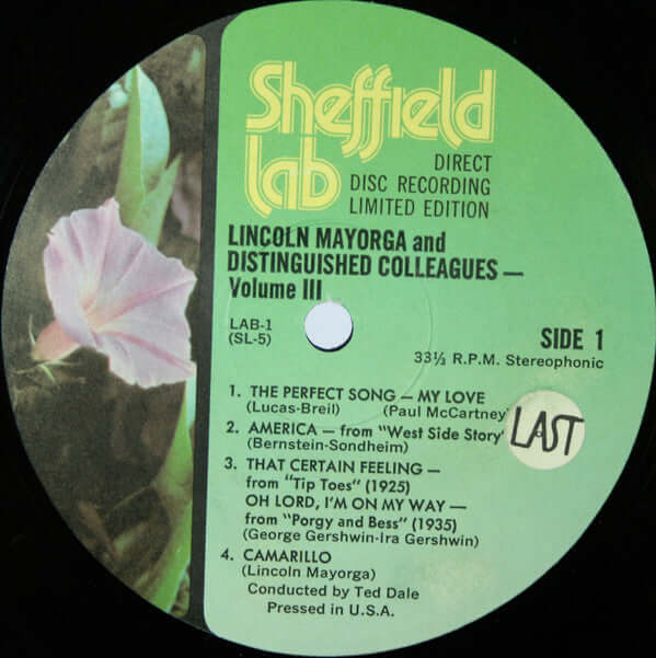 Lincoln Mayorga : Lincoln Mayorga & Distinguished Colleagues - Volume III (LP, Album, Ltd, Gre)