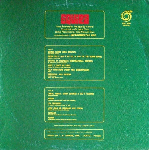 Equipa, Instrumental Dez ~ Canções Livres (Vinyl) - Djungel & Jazz