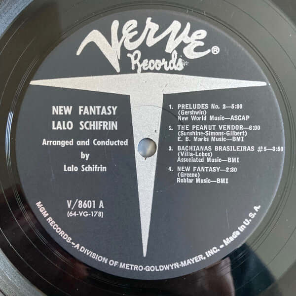 Lalo Schifrin : New Fantasy (LP, Album, Mono)