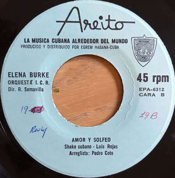 Elena Burke feat. Orquesta Cubana De Música Moderna ~ A Ti Destino / Amor Y Solfeo (Vinyl) - Djungel & Jazz