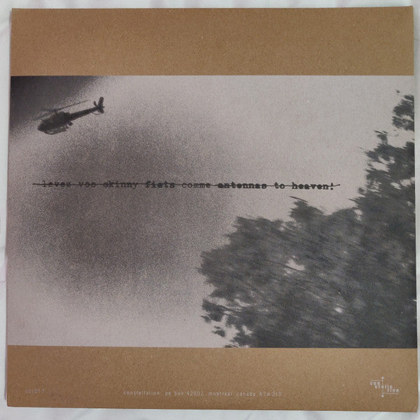 Godspeed You Black Emperor! ~ Lift Your Skinny Fists Like Antennas To Heaven (Vinyl) - Djungel & Jazz