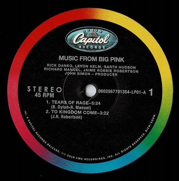 The Band ~ Music From Big Pink (Vinyl) - Djungel & Jazz