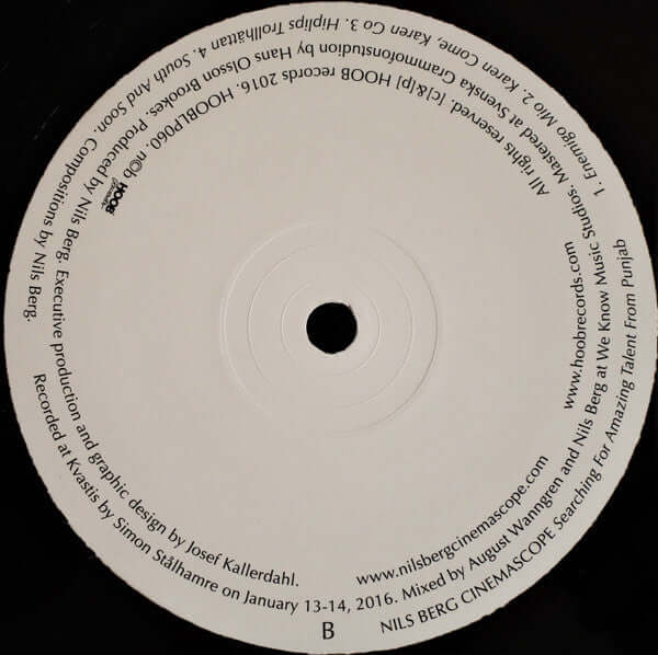 Nils Berg Cinemascope ~ Searching For Amazing Talent From Punjab (Vinyl) - Djungel & Jazz