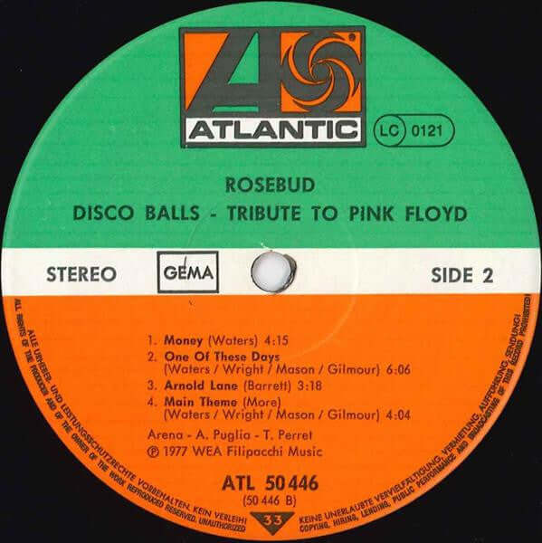 Rosebud : Discoballs (A Tribute To Pink Floyd) (LP, Album)