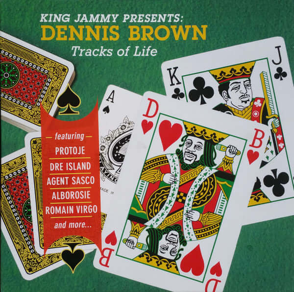 King Jammy Presents Dennis Brown : Tracks Of Life (LP, Album + 7")