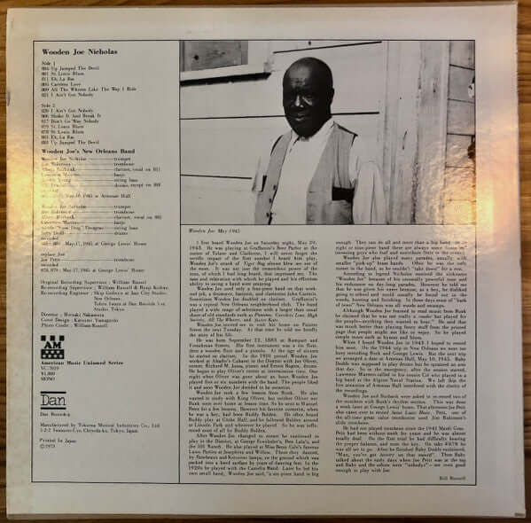 Wooden Joe Nicholas : Wooden Joe Nicholas Vol.2 (LP, Comp, Mono)