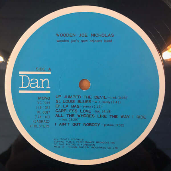 Wooden Joe Nicholas : Wooden Joe Nicholas Vol.2 (LP, Comp, Mono)