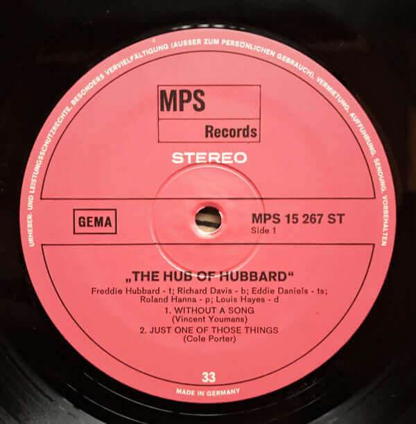 Freddie Hubbard ~ The Hub Of Hubbard (Vinyl) - Djungel & Jazz