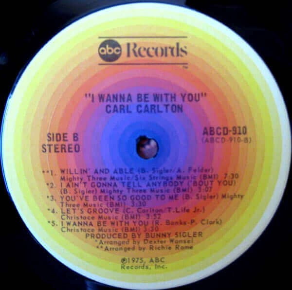 Carl Carlton : I Wanna Be With You (LP, Album, San)